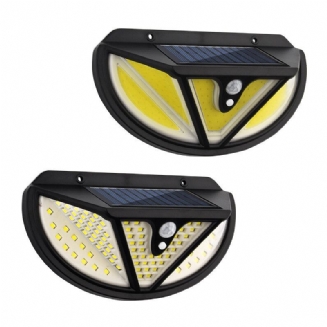 Arilux 118smd/ 117cob Led Solární Světlo Lidské Tělo Indukční Pohybový Senzor Nástěnné Venkovní Voděodolné Ip65