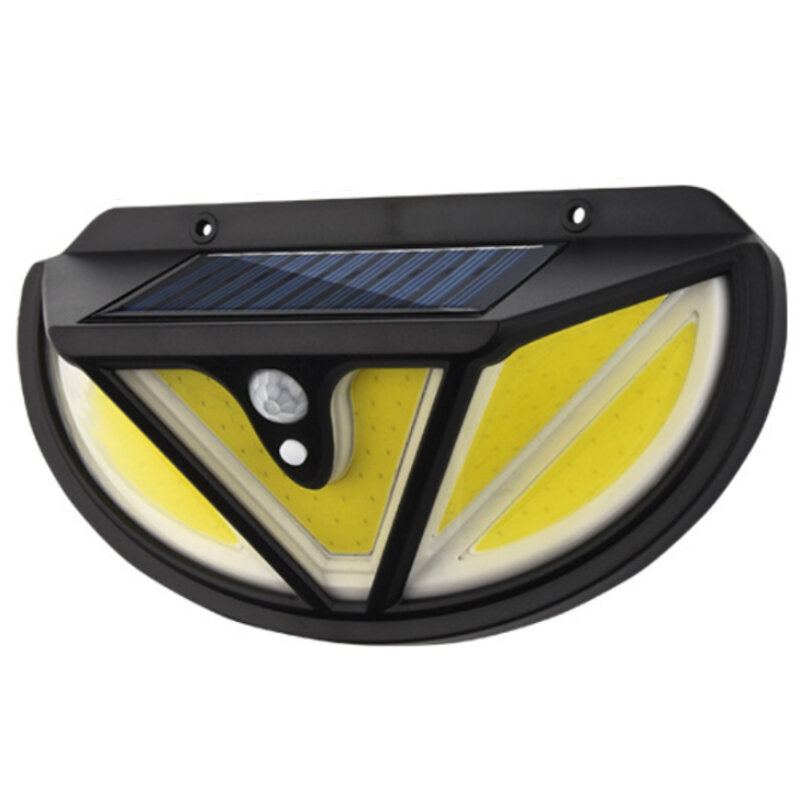 Arilux 118smd/ 117cob Led Solární Světlo Lidské Tělo Indukční Pohybový Senzor Nástěnné Venkovní Voděodolné Ip65