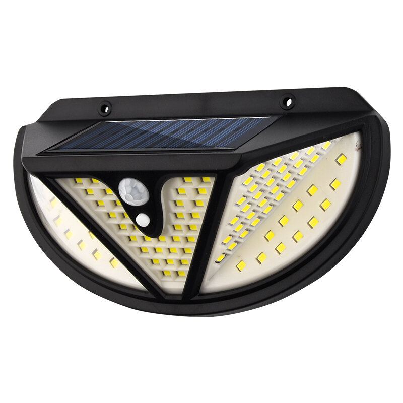 Arilux 118smd/ 117cob Led Solární Světlo Lidské Tělo Indukční Pohybový Senzor Nástěnné Venkovní Voděodolné Ip65