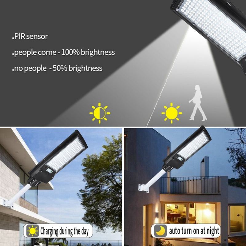 Augienb 200w 136 Led Solární Světlo Se Senzorem Pohybu Odr Vodotěsná Bezpečnostní Lampa