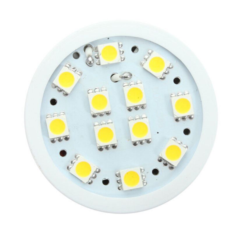 B22 10w Smd 5050 Bílá/teplá Bílá 60 Led Žárovka Na Kukuřici Ac 110v