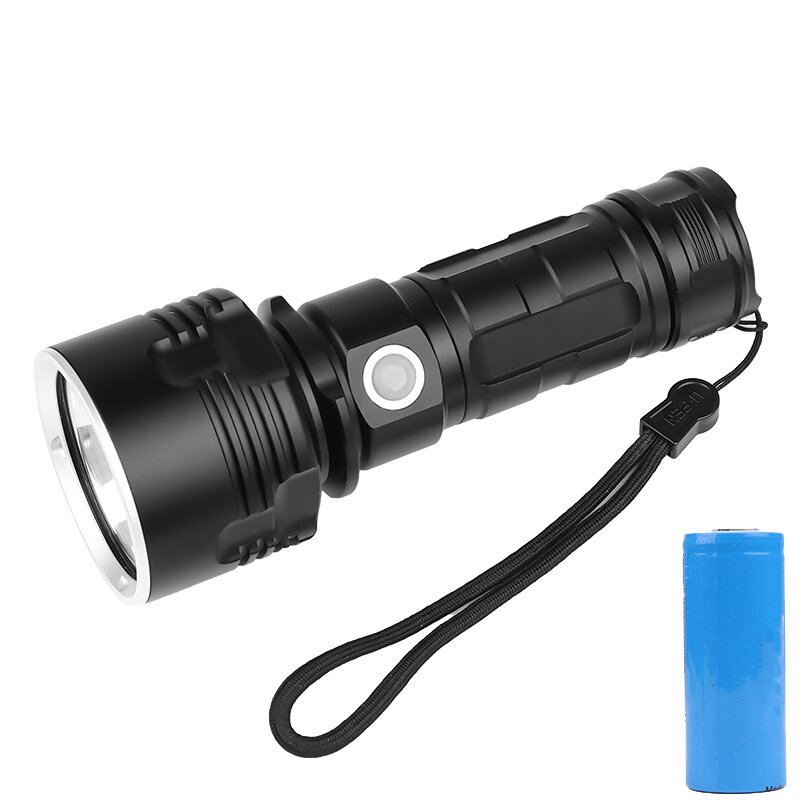 Bikight Xhp50 L2 3modes 1500lm Super Bright Led Svítilna Suita Usb Dobíjecí Led S Baterií 26650