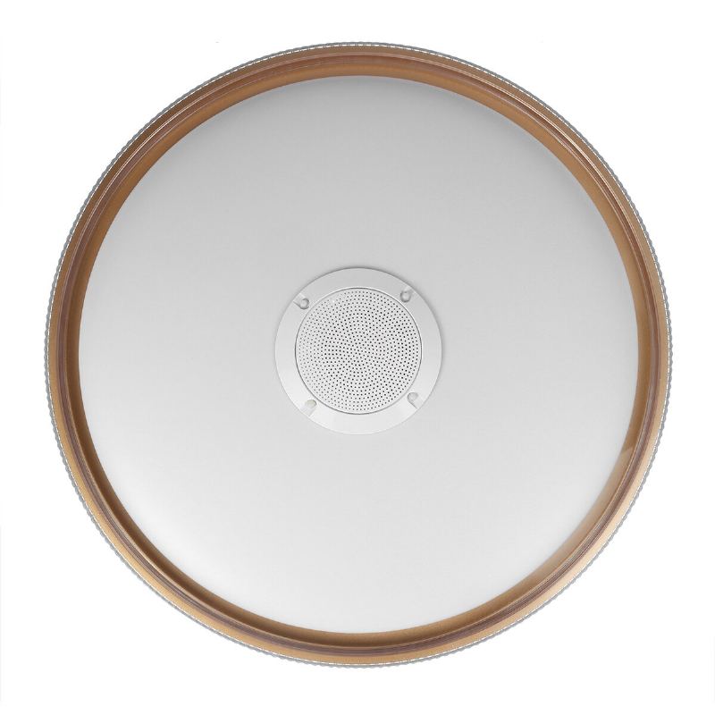 Bluetooth Wifi Led Rgb Hudební Stropní Lampa + Dálkové Ovládání Pro Kuchyň Ložnice Koupelna 85-265v/220v/110-220v
