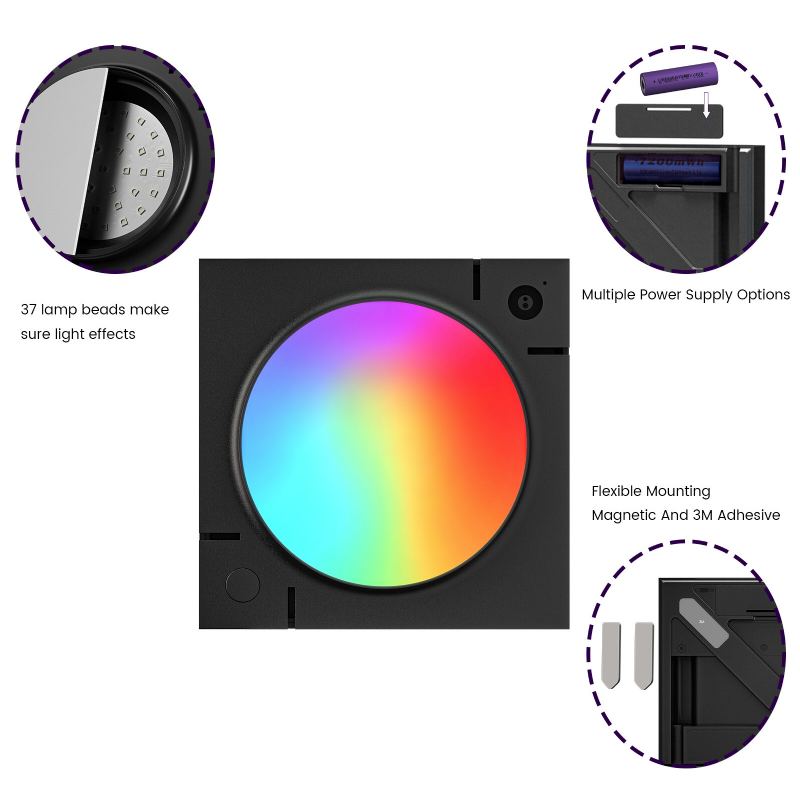 Cololight Mix Ls168 Inteligentní Led Světelné Panely Rgb Quantum Lights App Control Funguje S Alexa Google Assistant