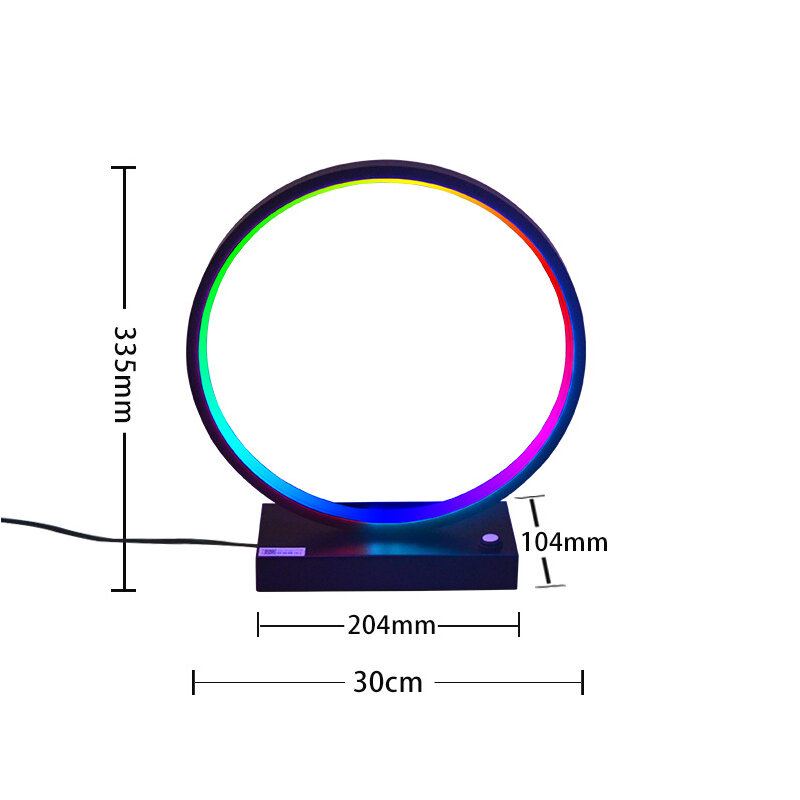 Kreativní Rgb Led Stolní Lampa Chytrá Postelsvětlo Inteligentní Osvětlení Ložnice Studovna Obývací Pokoj Atmosférické