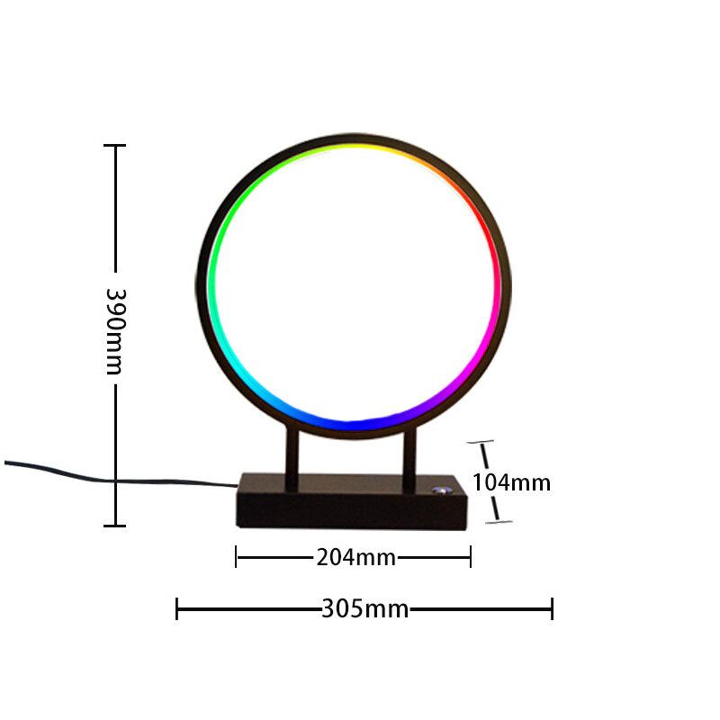 Kreativní Rgb Led Stolní Lampa Chytrá Postelsvětlo Inteligentní Osvětlení Ložnice Studovna Obývací Pokoj Atmosférické