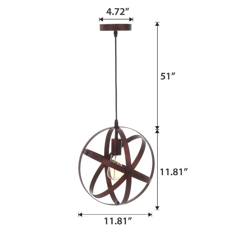 E26 Ac110v 60w Vintage Globe Žehlička Závěsná Lampa Kuchyň Jídelna Restaurace Stropní Svítidlo Dekor