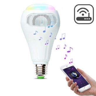 E27 12w Rgb+w+ww Smart Wifi Ovládání App Žárovka Reproduktor Práce S Alexa Ac110-240v