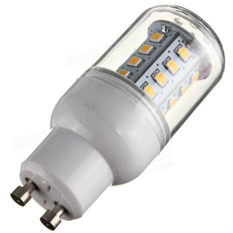 E27/e14/g9/gu10/b22 3.3w 30 Smd 2835 Led Žárovka Kukuřičná Teplá Bílá/bílá 110v