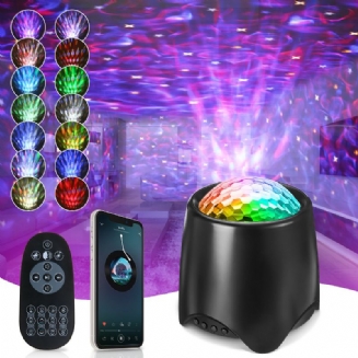 Elfeland Usb Rgb Led Galaxy Projector Light Noční Světlo Starry Sky Ocean Music S Dálkovým Ovládáním