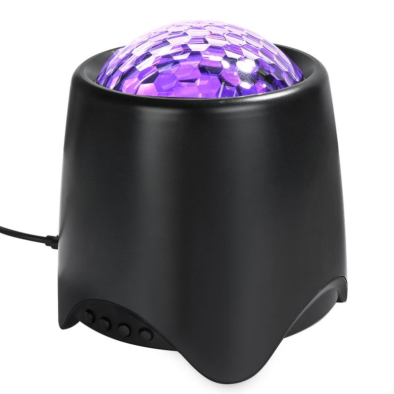 Elfeland Usb Rgb Led Galaxy Projector Light Noční Světlo Starry Sky Ocean Music S Dálkovým Ovládáním