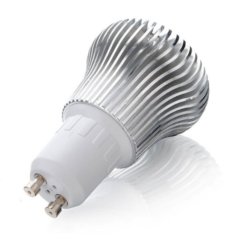 Gu10 6w 3 Led Bílá Vysoce Výkonná Led Žárovka Bodové Světlo 110-240v