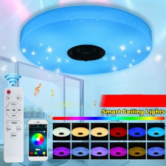 Inteligentní Led Stropní Svítidlo 72w Rgb Bluetooth Hudební Reproduktor Nástěnná Lampa Do Ložnice