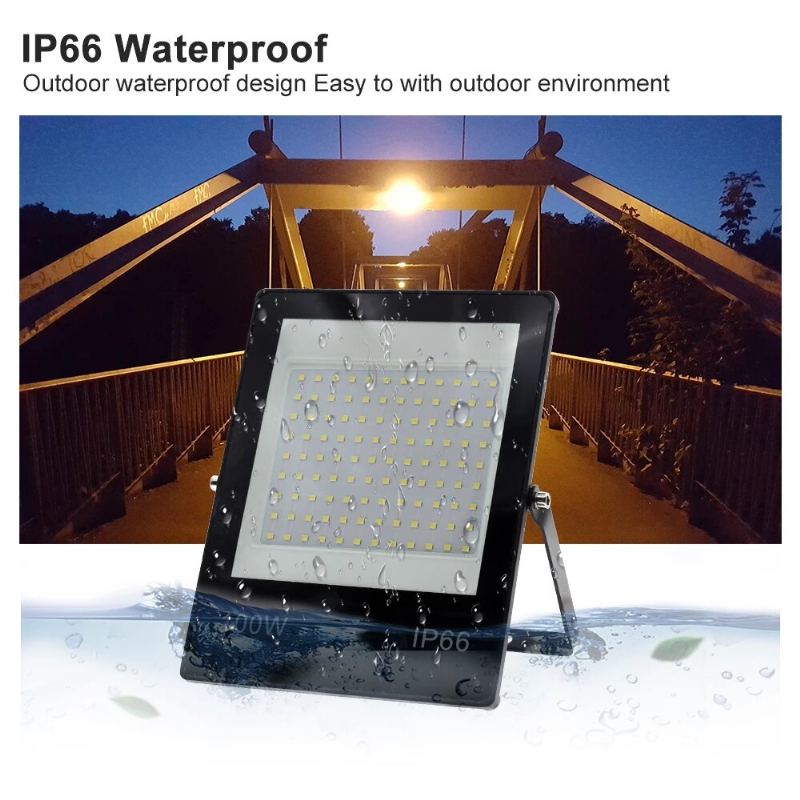 Ip66 Vodotěsné Led Flood Light 220v 50w 100w 150w Venkovní Světlo S Vysokým Jasem Led Reflektor Nástěnné Světlomety Pouliční Nástěnná Lampa Osvětlení