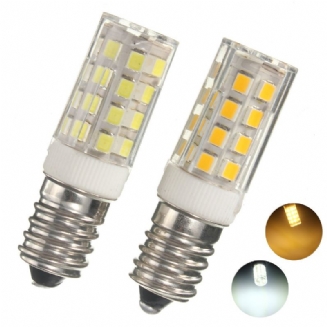 Kingso E14 5w Led Žárovka 2835 35smd 430lm Nestmívatelné Teplá Bílá Čistě Lampa Kukuřičného Světla 360 Stupňů Úhel Paprsku 240v Ac