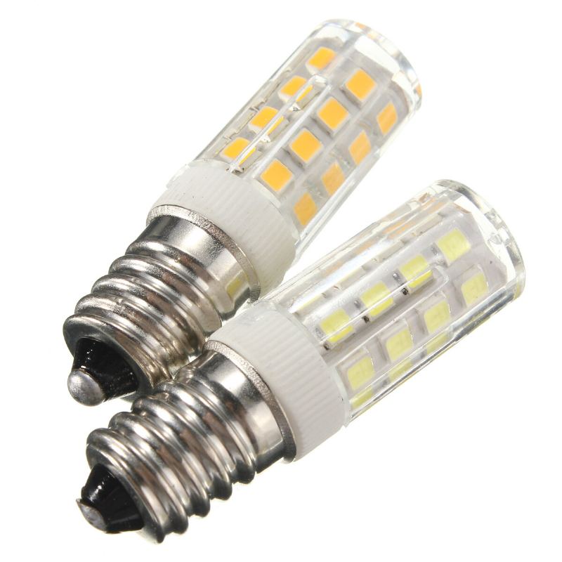 Kingso E14 5w Led Žárovka 2835 35smd 430lm Nestmívatelné Teplá Bílá Čistě Lampa Kukuřičného Světla 360 Stupňů Úhel Paprsku 240v Ac