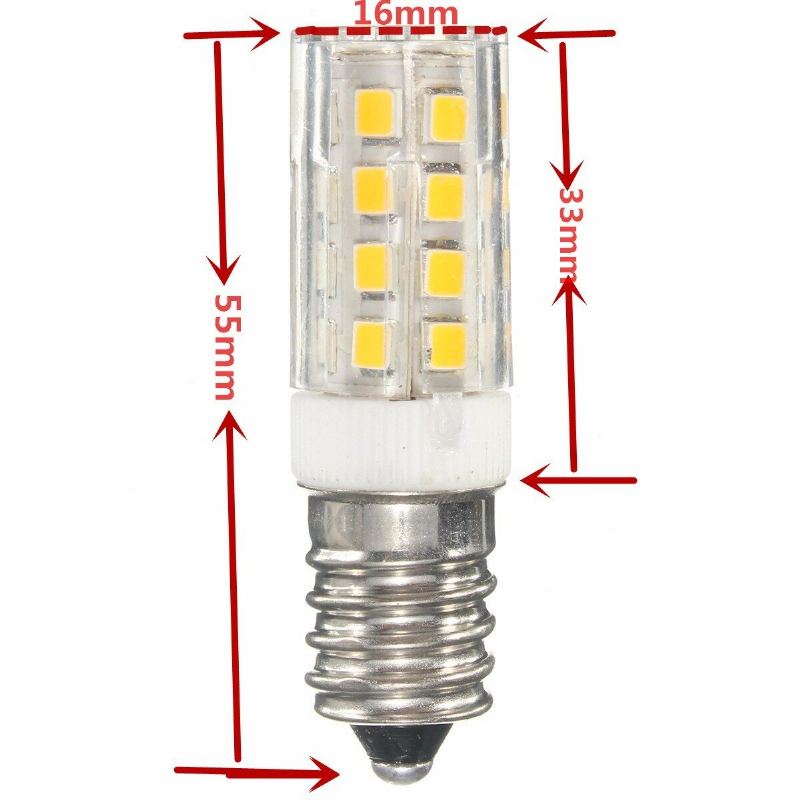 Kingso E14 5w Led Žárovka 2835 35smd 430lm Nestmívatelné Teplá Bílá Čistě Lampa Kukuřičného Světla 360 Stupňů Úhel Paprsku 240v Ac