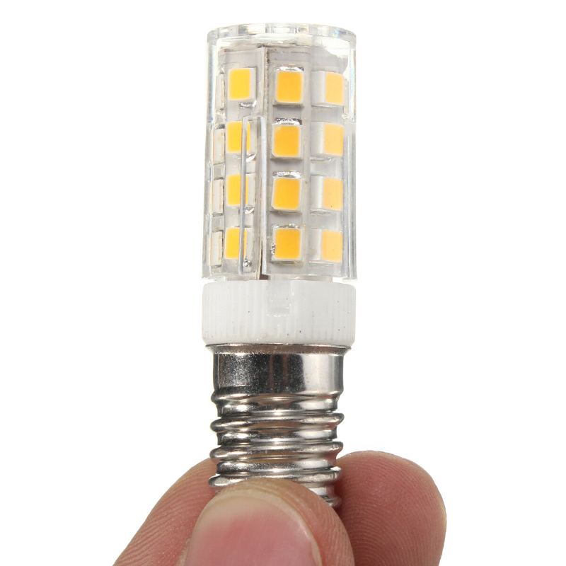 Kingso E14 5w Led Žárovka 2835 35smd 430lm Nestmívatelné Teplá Bílá Čistě Lampa Kukuřičného Světla 360 Stupňů Úhel Paprsku 240v Ac