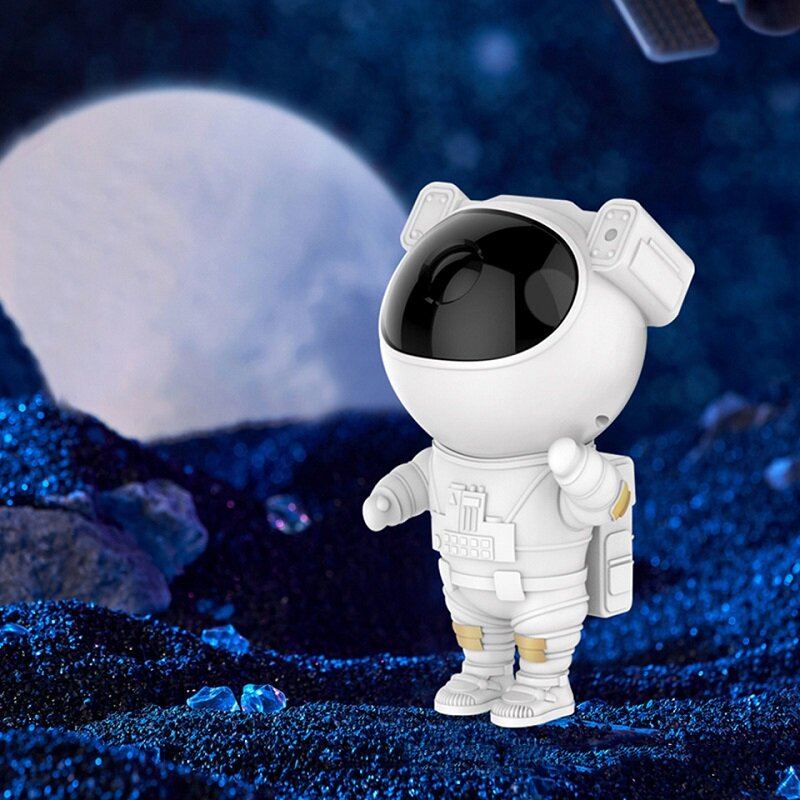 Led Creative Astronaut Galaxy Projector Lamp Gypsophila Projection Hvězdné Noční Světlo Pro Děti Domácí Dekorace