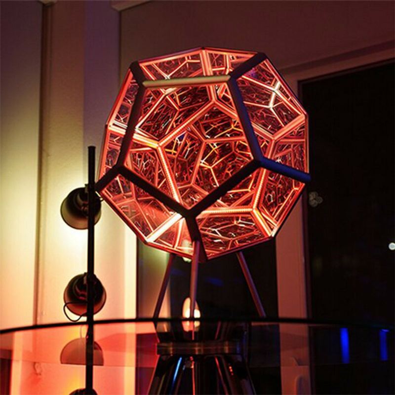 Led Noční Světlo Infinite Dodecahedron Color Art Light Decor Novinka Vánoční Dárek Cool Technology Dekorace Home