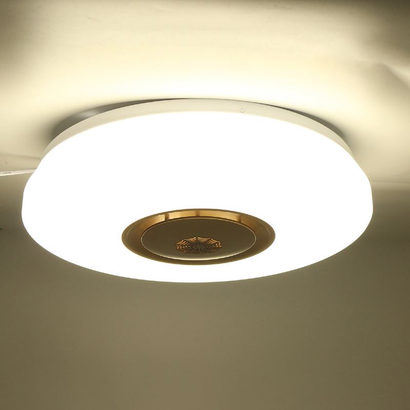 Led Stropní Lampa Stmívatelná Ovládání App 85-265v Kouřový Hlásič Moderní Minimalistické Akrylové Kulaté Osvětlení Do Obývacího Pokoje Ložnice Domácího