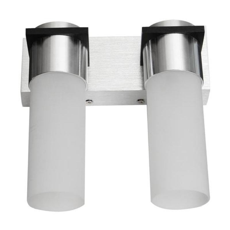 Moderní 2w Dvouhlavé Teplé Bílé Led Nástěnné Svítidlo Sconce Hallway Hotelová Lampa 85v-265v