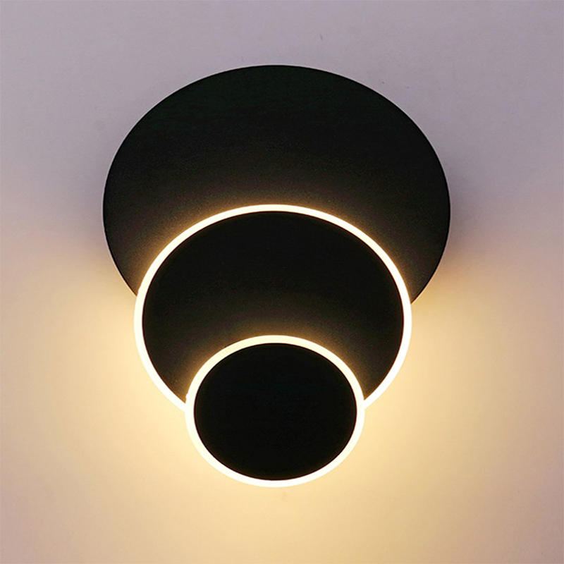 Moderní 300° Otočná Led Nástěnná Lampa Sconce Light Hotel Ložnice Noční Chodba