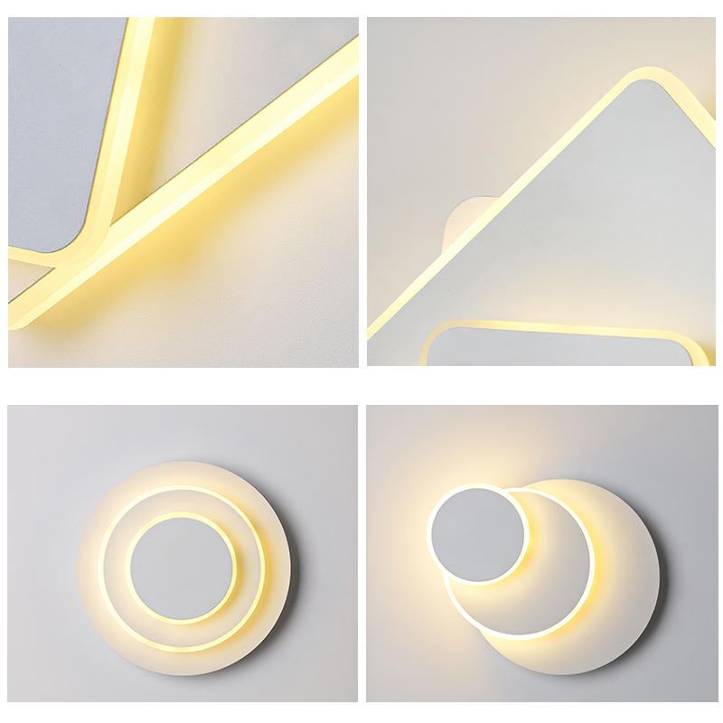 Moderní 300° Otočná Led Nástěnná Lampa Sconce Light Hotel Ložnice Noční Chodba