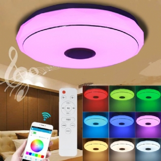 Moderní Rgb Led Stropní Lampa Home Lighting App Bluetooth Music Light Ložnice Chytré Světlo + Dálkové Ovládání