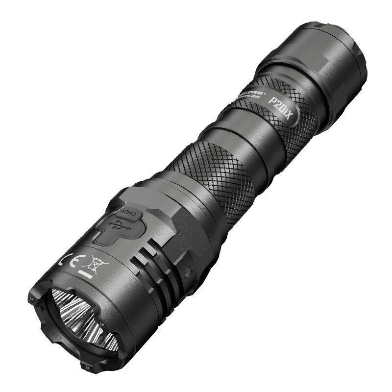 Nitecore P20ix 4000 Lumen Usb-c Dobíjecí Svítilna S 21700 Baterií High Profesionální Taktická S Pouzdrem Nth20 Molle