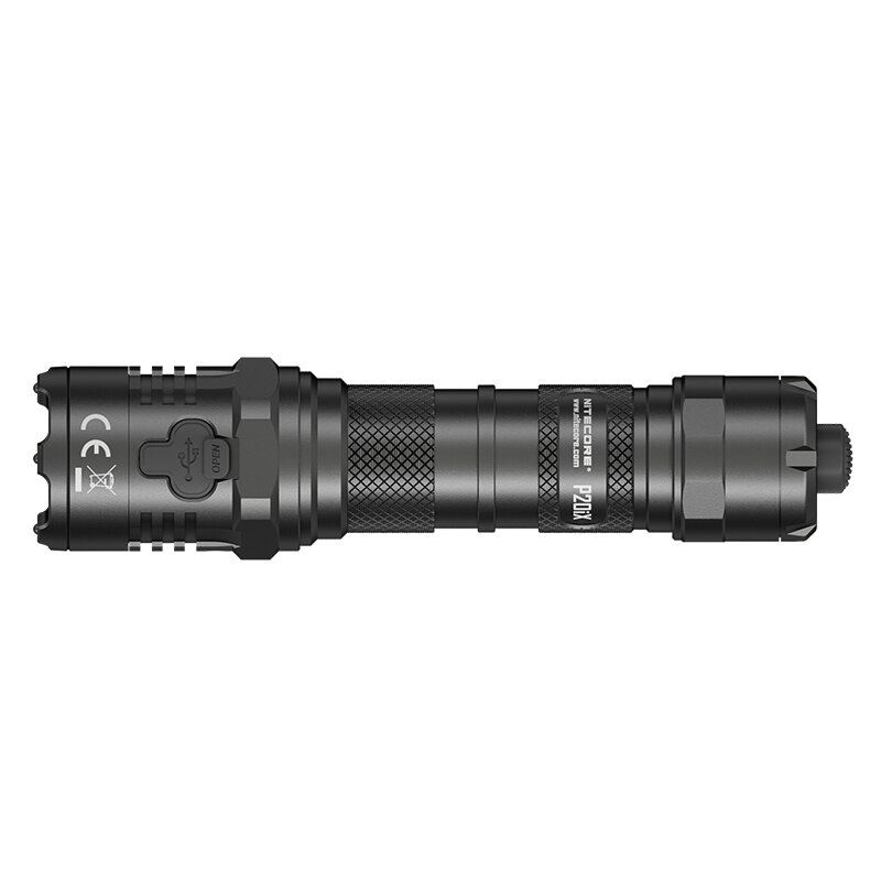 Nitecore P20ix 4000 Lumen Usb-c Dobíjecí Svítilna S 21700 Baterií High Profesionální Taktická S Pouzdrem Nth20 Molle