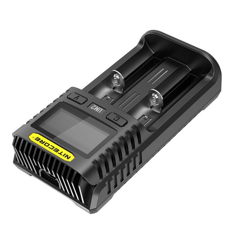 Nitecore Um2/um4 Lcd Displej 5v/2a Lithiová Nabíječka Baterií Usb Qc Chytrá Rychlonabíječka Pro Aa Aaa 18650 21700 26650