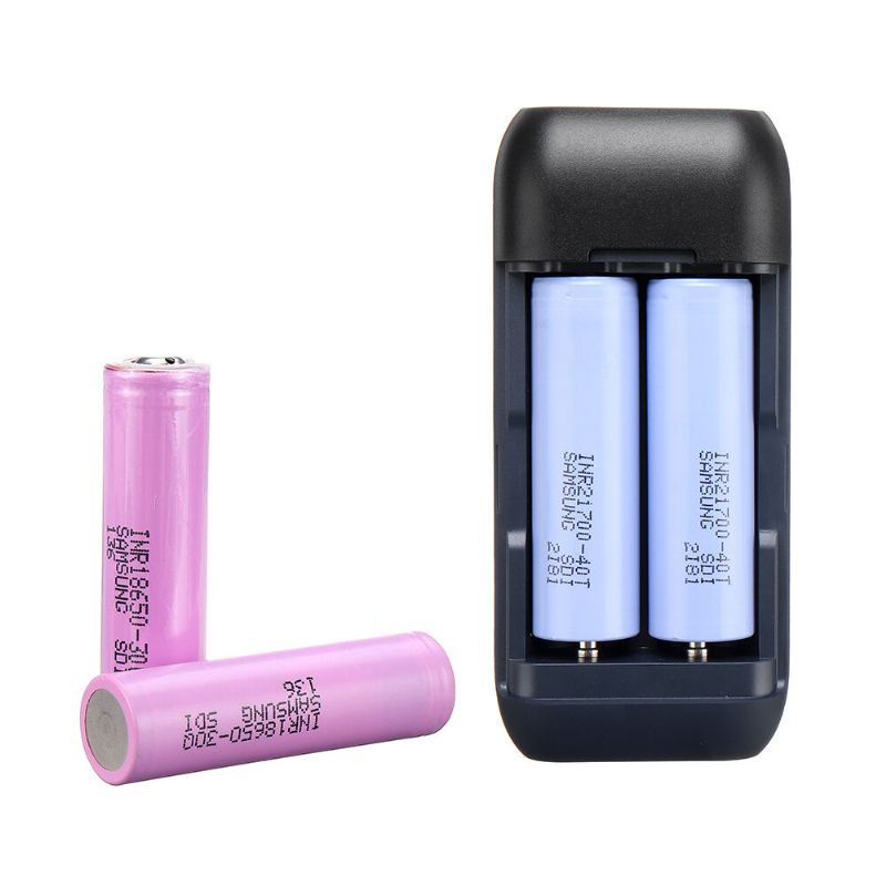 Pd2 Type-c 18w Qc3.0 Pd3.0 Rychlé Nabíjení Usb Nabíječka Baterií Svítilna Rc Telefon Power Bank Inteligentní Pouzdro Na Baterie Pro Li-ion 21700/20700/18650