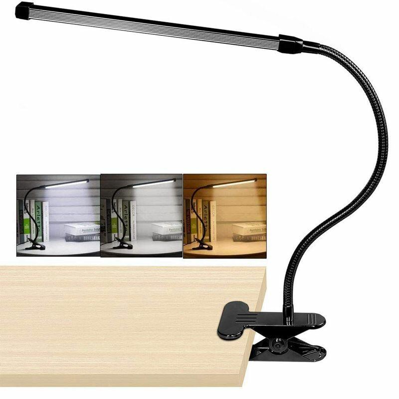 Připínací Led Lampa Usb Stolek Noční Led Stmívatelné Světlo Na Čtení Knih