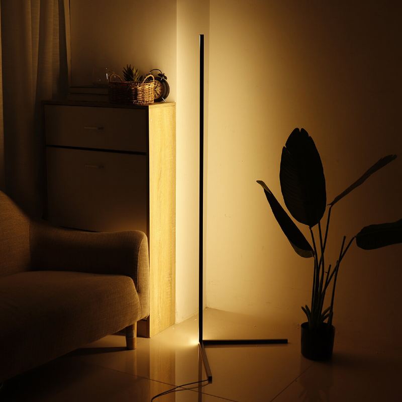 Rgb Barevně Měnící Led Rohová Stojací Lampa Minimalistické Náladové Světlo Moderní Domov