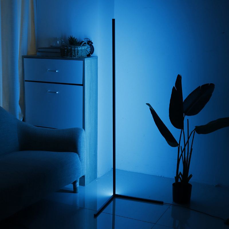 Rgb Barevně Měnící Led Rohová Stojací Lampa Minimalistické Náladové Světlo Moderní Domov