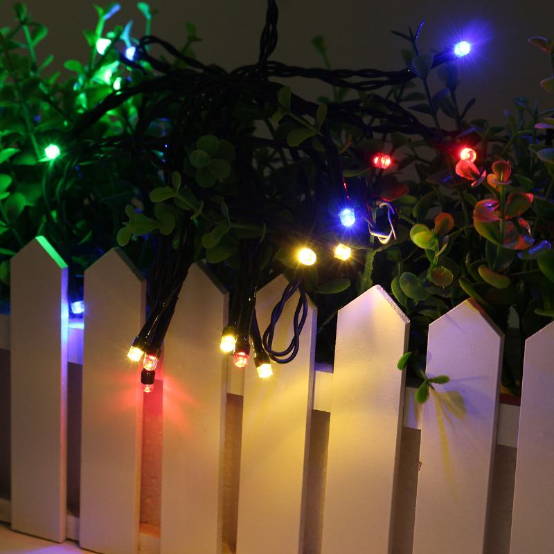 Solární Napájení Fairy Light 8 Režimů Ip65 Vodotěsné Vnitřní Venkovní Vánoční Dekorace Osvětlení Pro Domácí Zahradní Párty Ložnice Svatební Pro Kutily