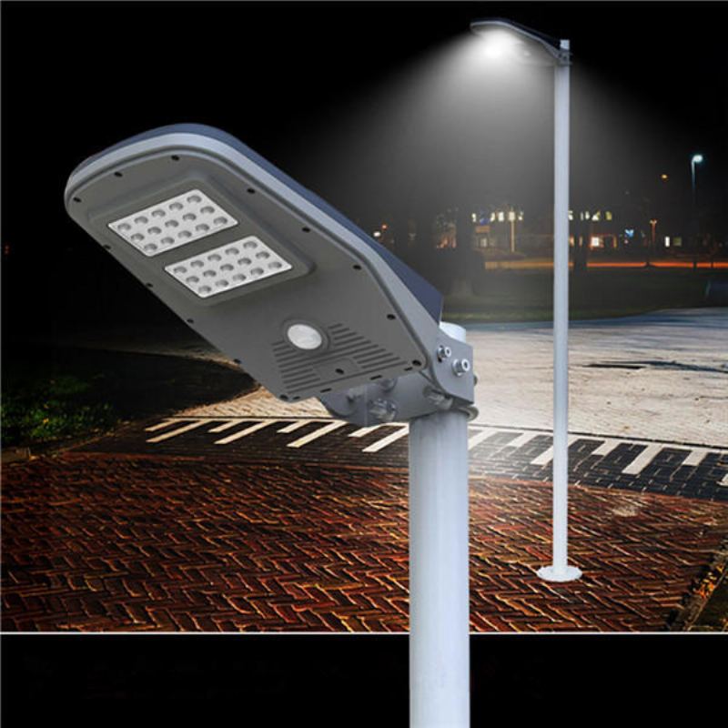 Solární Napájený Pir Pohybový Senzor 30led Pouliční Osvětlení Vodotěsné Venkovní Nástěnné Svítidlo S Dálkovým Ovládáním