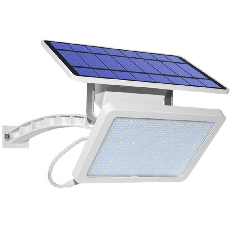 Solární Panel Led Světelný Senzor Wall Street Lamp Nastavitelný Světlomet Vodotěsný Pro Venkovní Trávník