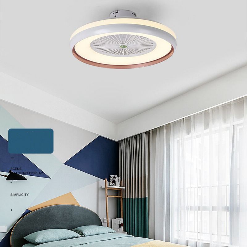 Stropní Ventilátor S Osvětlením Led Světlo 3 Barevná Teplota Nastavitelná Rychlost Větru Dálkové Ovládání Bez Baterie Moderní Led Pro Ložnici Obývací Pokoj Jídelna