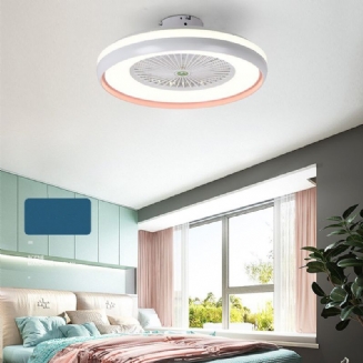 Stropní Ventilátor S Osvětlením Led Světlo Plynulé Stmívání Nastavitelná Rychlost Větru Dálkové Ovládání Bez Baterie Moderní Led Pro Ložnici Obývací Pokoj Jídelna