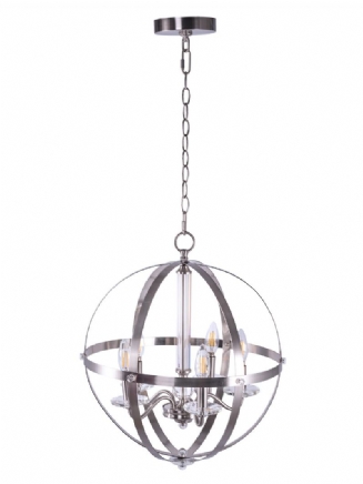 Usa Direct 5-světelné Svíčky Styl Globe Lustr Průmyslové Rustikální Vnitřní Závěsné Světlo Bez Žárovek