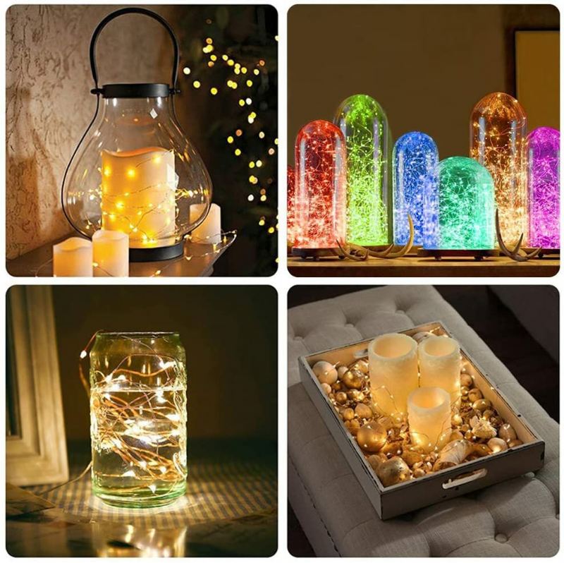 Usb Fairy Lights Led Řetězová Světla Synchronizace Hudby Bluetooth App Telefon Vnitřní Venkovní Třpytivá 32.8 Ft Závěsná S Hvězdami Měnící Barvu