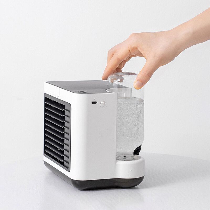 Usb Nabíjecí Ventilátor Klimatizace S Negativními Ionty Stolní Chladič Vzduchu Malý Mini Chlazení Vodou