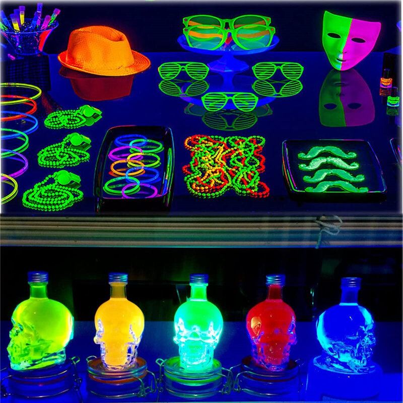 Usb Uv-c Led Černá Lampa Halloween Blacklight Ultrafialová Vytvrzovací Skvrna