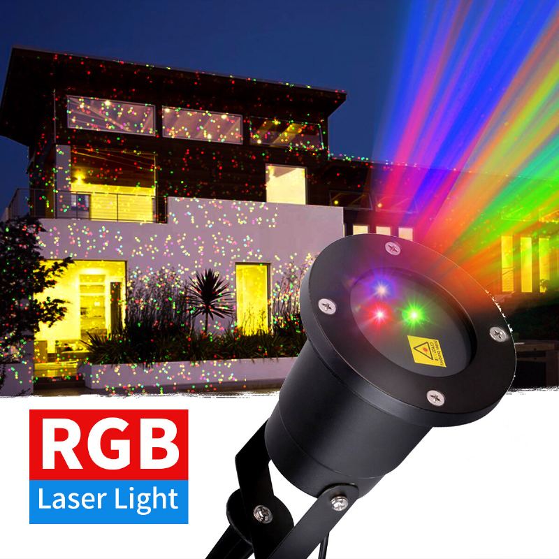 Venkovní Vánoční Pohyblivá Rgb Světla Laserový Projektor Krajina Scéna Lampa Party