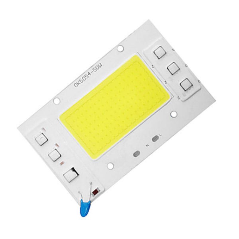 Vysoce Výkonný Ac220v 50w Bílý/teplý Bílý Cob Led Světelný Čip Diy Pro Bodové Světlomety