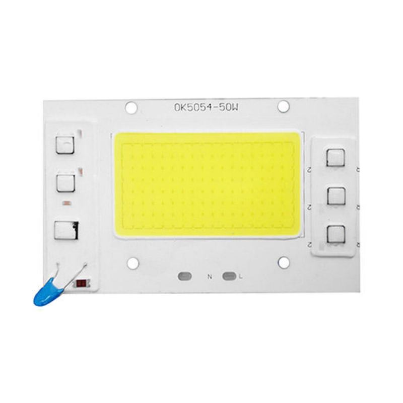 Vysoce Výkonný Ac220v 50w Bílý/teplý Bílý Cob Led Světelný Čip Diy Pro Bodové Světlomety