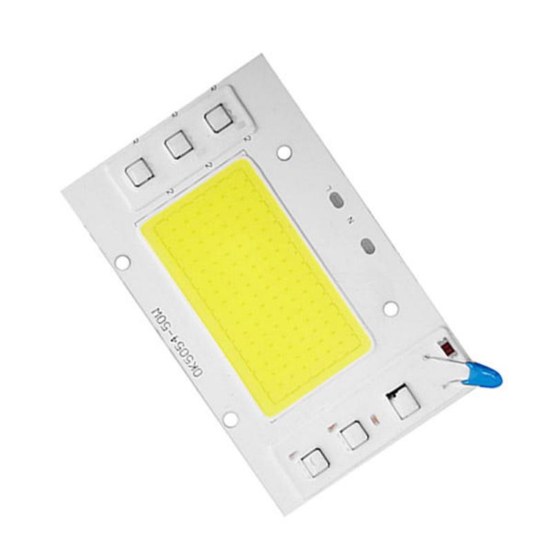 Vysoce Výkonný Ac220v 50w Bílý/teplý Bílý Cob Led Světelný Čip Diy Pro Bodové Světlomety