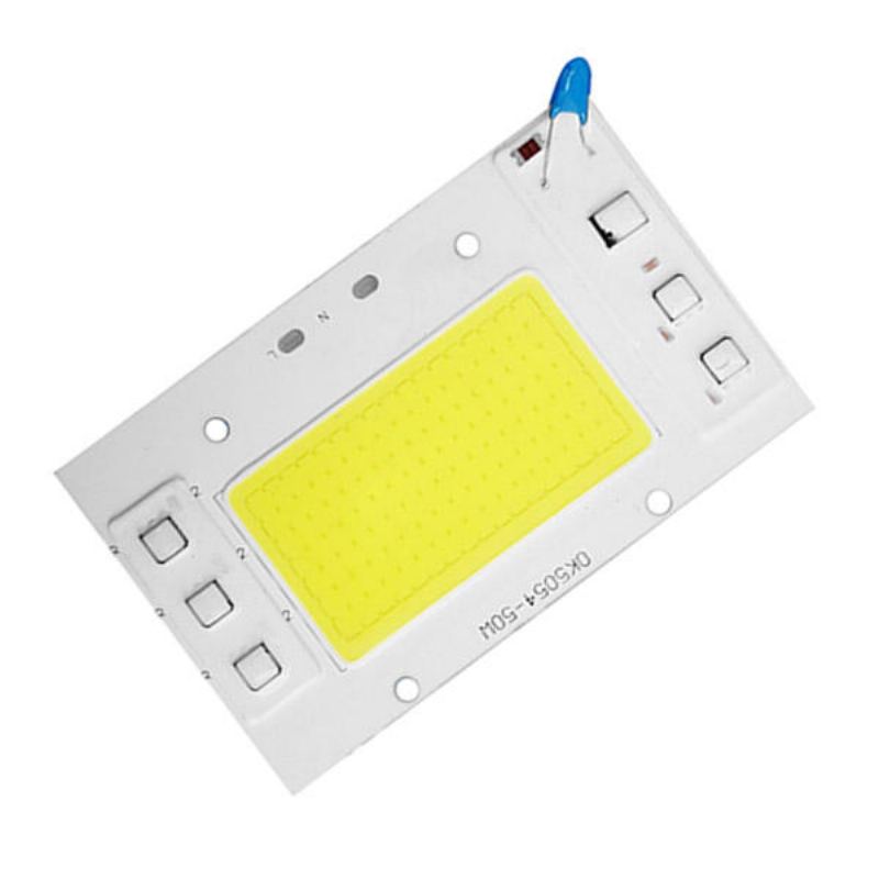 Vysoce Výkonný Ac220v 50w Bílý/teplý Bílý Cob Led Světelný Čip Diy Pro Bodové Světlomety